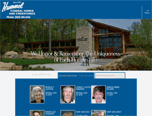 Tablet Screenshot of hummelfuneralhomes.com
